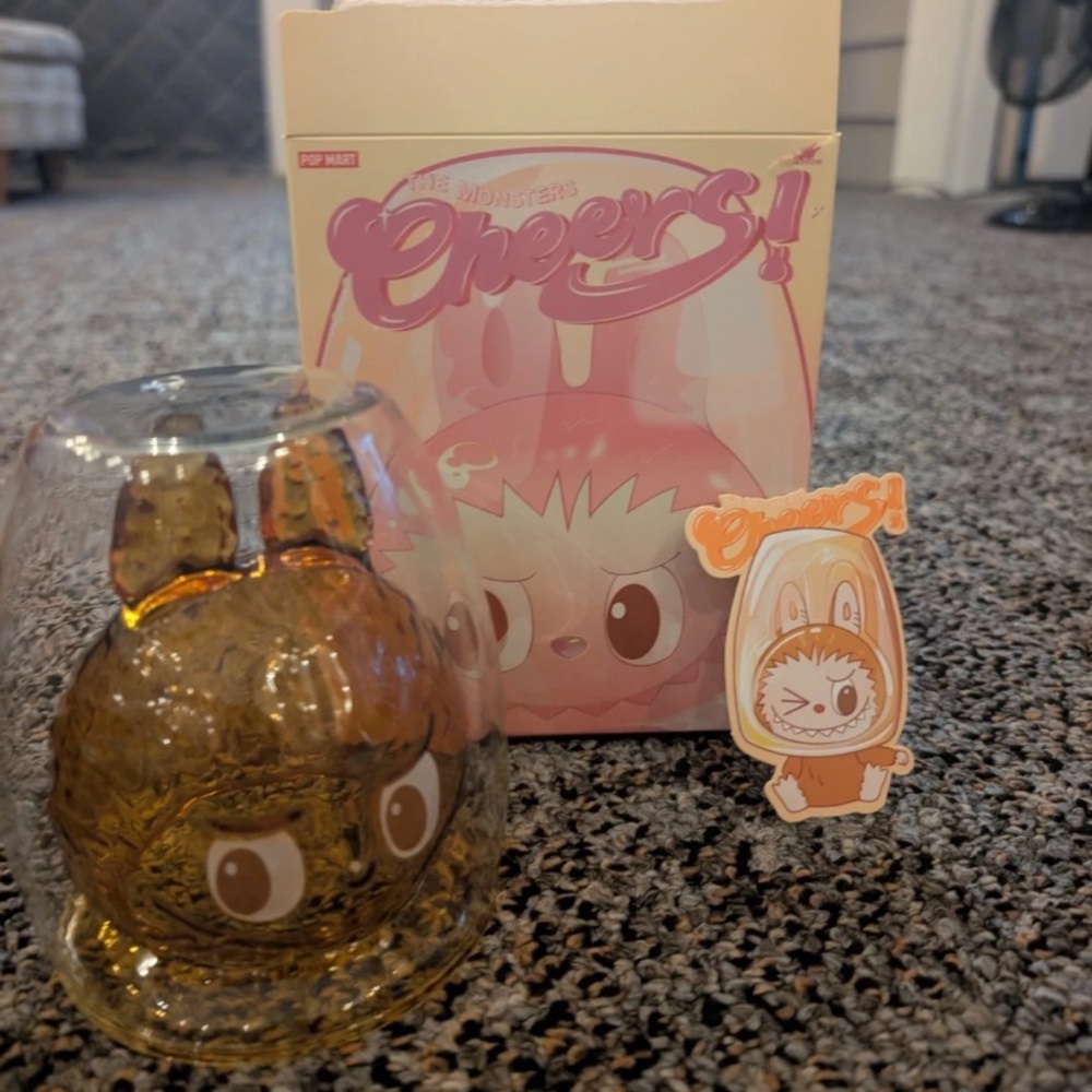 POPMART Cheers Series Labubu Tumbler - Warm Heart